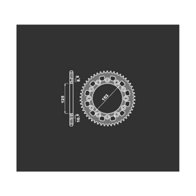 PBR Звезда задняя    4307-50   (сталь) фото в интернет-магазине FrontFlip.Ru