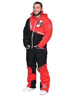 SNOW HEADQUARTER Снегоходный комбинезон мужской A-89007 Красный фото в интернет-магазине FrontFlip.Ru