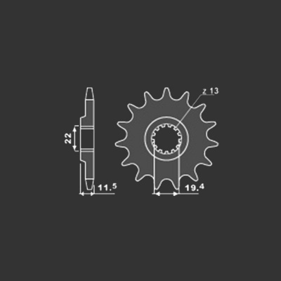 PBR Звезда передняя    4101-14 фото в интернет-магазине FrontFlip.Ru