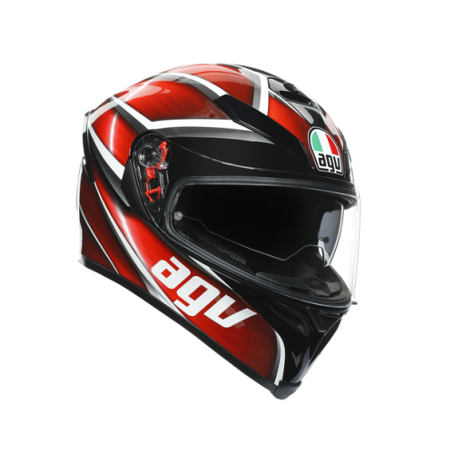 Шлем AGV K-5 S MULTI Tempest Black/Red фото в интернет-магазине FrontFlip.Ru