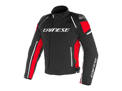 DAINESE Куртка ткань RACING 3 D-DRY 684 BLK/BLK/RED фото в интернет-магазине FrontFlip.Ru