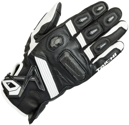 Перчатки комбинированные Taichi Raptor White/Black фото в интернет-магазине FrontFlip.Ru