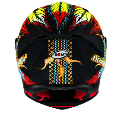 [SUOMY] Мотошлем TRACK-1 CHIEFTAIN, цвет Черный Матовый фото в интернет-магазине FrontFlip.Ru