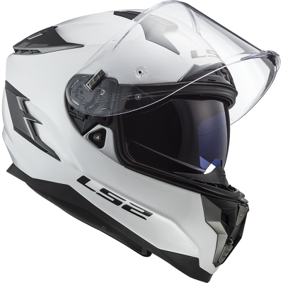 LS2 Мотошлем FF327 CHALLENGER SOLID белый фото в интернет-магазине FrontFlip.Ru