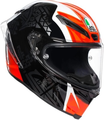 Шлем AGV CORSA R MULTI Casanova Black/Red/Green фото в интернет-магазине FrontFlip.Ru