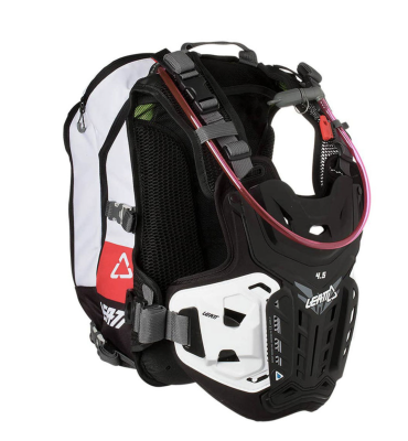 Рюкзак-гидропак защита панцирь Leatt Moto 4.5 Hydra Chest Protector Black/Red фото в интернет-магазине FrontFlip.Ru
