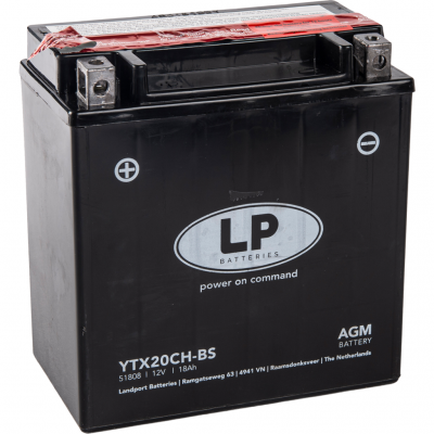 Аккумулятор Landport YTX20CH-BS, 12V, AGM фото в интернет-магазине FrontFlip.Ru
