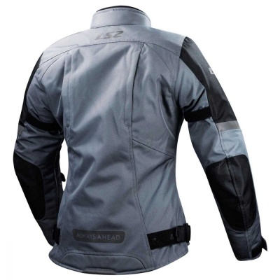 LS2 Мотокуртка женская SERRA LADY JACKET темно-серый фото в интернет-магазине FrontFlip.Ru