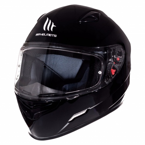 Мотошлем MT THUNDER 3 SV MONO BLACK GLOSS фото в интернет-магазине FrontFlip.Ru