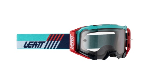 Очки Leatt Velocity 5.5 Aqua Light Grey 58% фото в интернет-магазине FrontFlip.Ru