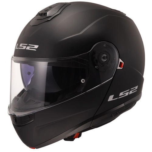 LS2 Мотошлем FF908 STROBE II Solid черный матовый фото в интернет-магазине FrontFlip.Ru