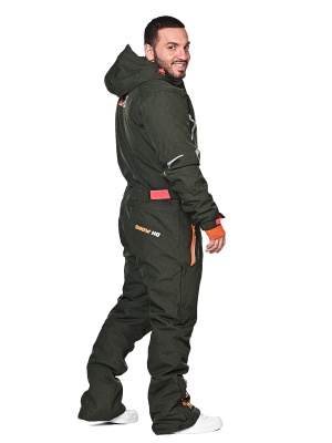 SNOW HEADQUARTER Горнолыжный комбинезон мужской A-89001 Хаки фото в интернет-магазине FrontFlip.Ru