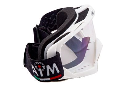 Очки кроссовые AiM 634-700 White фото в интернет-магазине FrontFlip.Ru