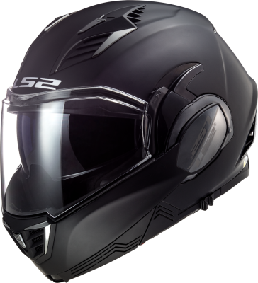 Шлем LS2 FF900 VALIANT II SOLID Matt Black фото в интернет-магазине FrontFlip.Ru