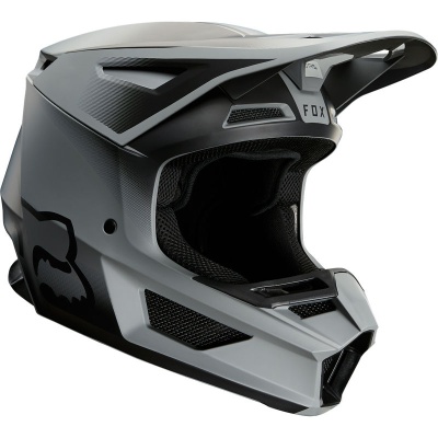 Мотошлем Fox V2 Vlar Helmet Matt Black фото в интернет-магазине FrontFlip.Ru