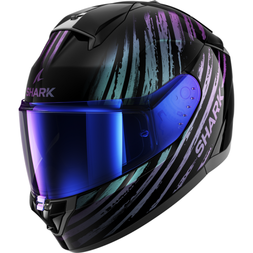 Шлем Shark RIDILL 2 ASSYA Black/Glitter/Black фото в интернет-магазине FrontFlip.Ru