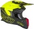 Шлем кроссовый JUST1 J18 Vertigo, красный/серый/Hi-Vis желтый матовый фото в интернет-магазине FrontFlip.Ru