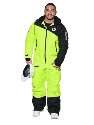 SNOW HEADQUARTER Горнолыжный комбинезон мужской AA-0216 Лимонный фото в интернет-магазине FrontFlip.Ru