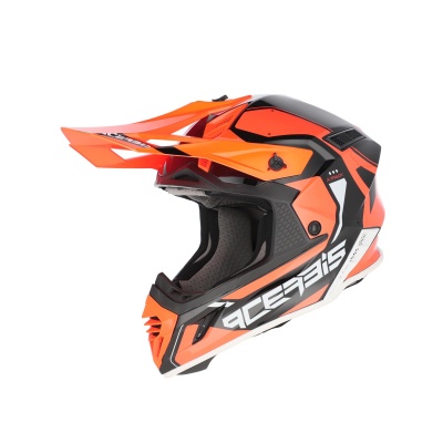 Шлем Acerbis X-TRACK 22-06 Orange/Black фото в интернет-магазине FrontFlip.Ru