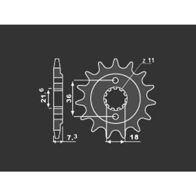 PBR Звезда передняя    2261-14 фото в интернет-магазине FrontFlip.Ru