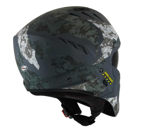 [SUOMY] Мотошлем ARMOR URBAN SQUAD CAMOUFLAGE, цвет Серый Матовый фото в интернет-магазине FrontFlip.Ru
