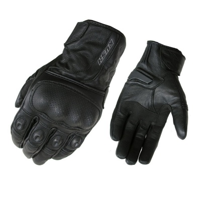 [RUSH] Перчатки GRIP кожа, цвет Черный фото в интернет-магазине FrontFlip.Ru