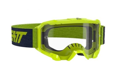 Очки Leatt Velocity 4.5 Neon Lime/Clear фото в интернет-магазине FrontFlip.Ru