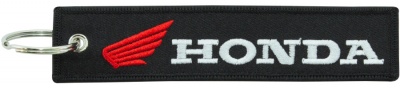 Брелок BMV 017 "Хонда мото" ткань, вышивка 13*3см фото в интернет-магазине FrontFlip.Ru