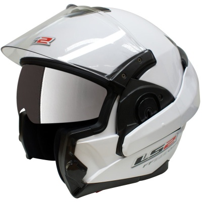 Мотошлем LS2 FF393 CONVERT GLOSS WHITE фото в интернет-магазине FrontFlip.Ru