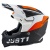 Шлем кроссовый JUST1 J22 Carbon Adrenaline , оранжевый/белый матовый фото в интернет-магазине FrontFlip.Ru