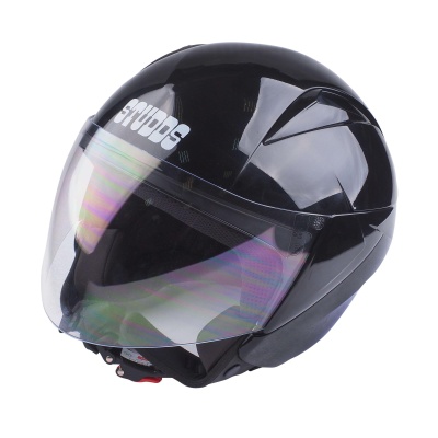 Шлем Studds RMS Z600 Solid Gloss Black фото в интернет-магазине FrontFlip.Ru