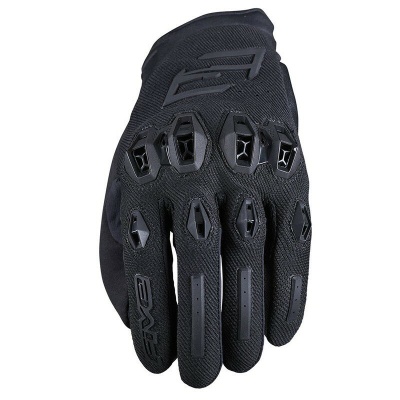 Мотоперчатки FIVE STUNT EVO 2 черные фото в интернет-магазине FrontFlip.Ru