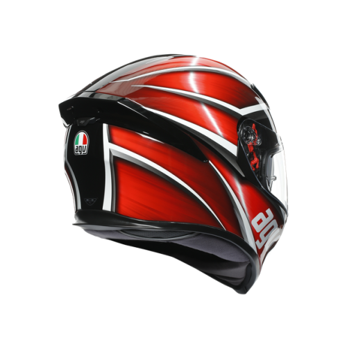 Шлем AGV K-5 S MULTI Tempest Black/Red фото в интернет-магазине FrontFlip.Ru