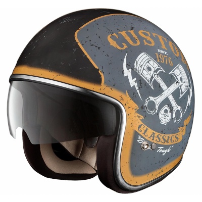 Шлем открытый IXS HX 77 X10036 M33 черный матовый фото в интернет-магазине FrontFlip.Ru