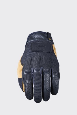 FIVE Перчатки SCRAMBLER black/tan фото в интернет-магазине FrontFlip.Ru
