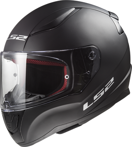 LS2 Мотошлем FF353 RAPID SOLID черный матовый фото в интернет-магазине FrontFlip.Ru