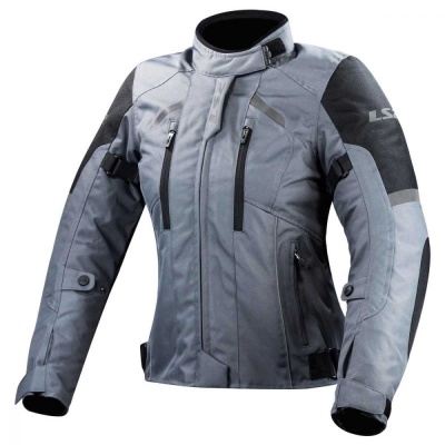 LS2 Мотокуртка женская SERRA LADY JACKET темно-серый фото в интернет-магазине FrontFlip.Ru