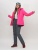 Горнолыжный костюм женский розового цвета 051895R фото в интернет-магазине FrontFlip.Ru