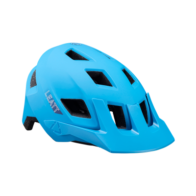 Велошлем Leatt MTB All Mountain 1.0 Helmet Cyan фото в интернет-магазине FrontFlip.Ru