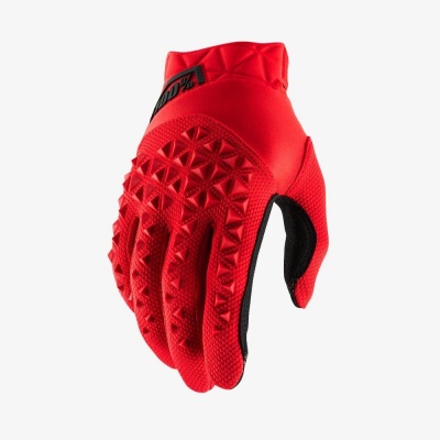 Мотоперчатки 100% Airmatic Glove Red/Black фото в интернет-магазине FrontFlip.Ru