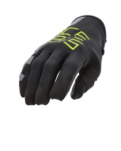 Перчатки Acerbis CE ZERO DEGREE 3.0 Black/Yellow фото в интернет-магазине FrontFlip.Ru