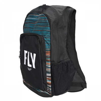Рюкзак FLY RACING JUMP, черный/серый/синий фото в интернет-магазине FrontFlip.Ru