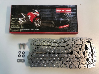 Цепь ROLON 525HAXR 120 звеньев, сальниковая X-Ring, замок под заклёпку фото в интернет-магазине FrontFlip.Ru