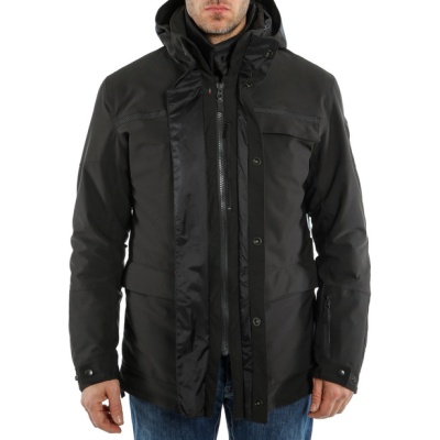 Куртка текстильная Dainese MILANO D-DRY Ebony/Black/Black фото в интернет-магазине FrontFlip.Ru