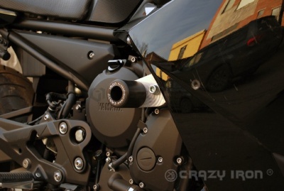 Слайдеры для мотоцикла YAMAHA XJ6F Diversion FZ6R от `09- CRAZY IRON фото в интернет-магазине FrontFlip.Ru