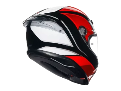 AGV Шлем K-6 E2206 HYPHEN BLACK/RED/WHITE фото в интернет-магазине FrontFlip.Ru