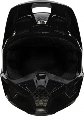 Мотошлем Fox V1 Plaic Helmet Black фото в интернет-магазине FrontFlip.Ru