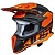 Шлем кроссовый JUST1 J18 HEXA, оранжевый/черный
