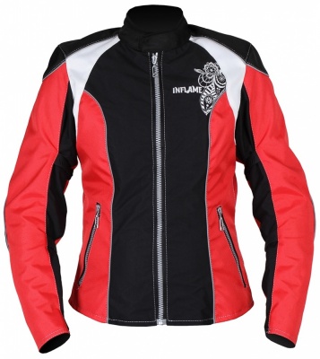 Куртка женская INFLAME ECSTASY текстиль, цвет красно-черный фото в интернет-магазине FrontFlip.Ru