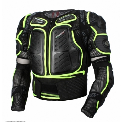 AGVSPORT Защита Черепаха Трансформер II Черный/Зелёный фото в интернет-магазине FrontFlip.Ru